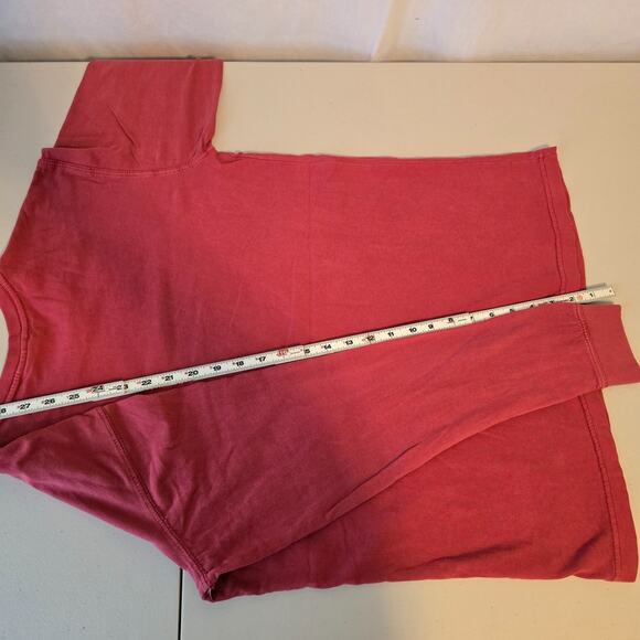 U.S. Apparel Cotton T-Shirt Women's M Barn Red Crew Neck Long Sleeve NWT - Picture 10 of 15